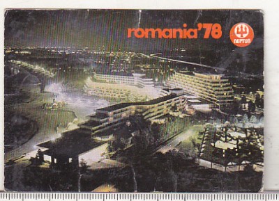 bnk cld Calendar de buzunar 1978 - ONT - Neptun Olimp noaptea foto