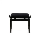 Cumpara ieftin Scaun Pian Flame KB-15BP negru lucios