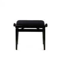 Scaun Pian Flame KB-15BP negru lucios