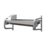 Adăpătoare inox cu suport de perete zincată, 117 &times; 60&nbsp;cm, 50&nbsp;litri, Kerbl