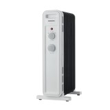 Calorifer cu ulei Heinner HOH-M09WH-BK, 9 elementi, 3 setari de temperatura, termostat ajustabil, Alb/Negru