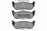 Set placute frana TEXTAR 2435501