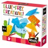 Headu - Set de creatii fara lipici cu 6 tipuri diferite de hartie 5-8 ani