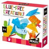 Cumpara ieftin Headu - Set de creatii fara lipici cu 6 tipuri diferite de hartie 5-8 ani