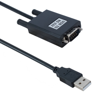 Cablu adaptor USB la port Serial 9 pin, RS 232, Active 105, convertor serial la port usb pentru casa marcat datecs si alte dispozitive rs232 foto