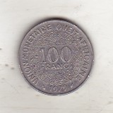 bnk mnd Africa de Vest 100 franci 1979