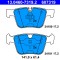 ATE 13.0460-7319.2 set placute frana,frana disc
