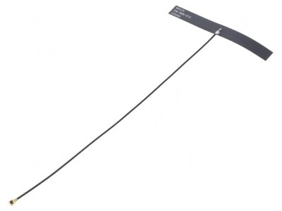 Antenă ISM RF 0,2dBi/1,2dBi Lineară 79x10mm foto