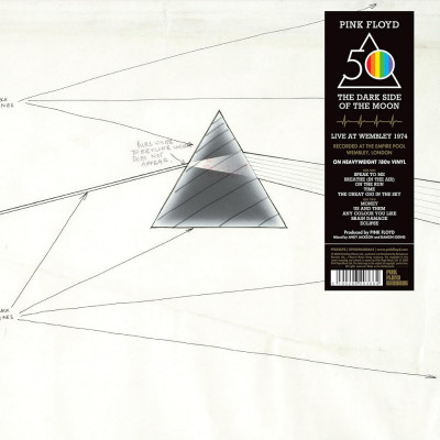 Pink Floyd - The Dark Side Of The Moon - Live At Wembley 1974 - Vinyl sigilat foto