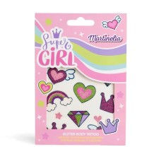 Martinelia Super Girl Tatuaje Cu Sclipici