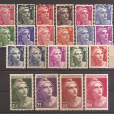 Franta 1945 - Marianne (3 serii), MNH (vezi descrierea)