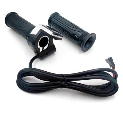 Maner Acceleratie cu indicator Baterie - Acumulator (36 V) si buton - Conector trotineta electrica SM foto