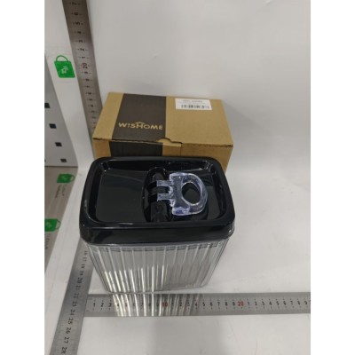 Container Borcan pentru Alimente, Flippy, din Plastic, 1.5l, Transparent, Model Abstract foto