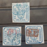 Romania 1864 - Lot Principatele Unite 30 par.stampilate
