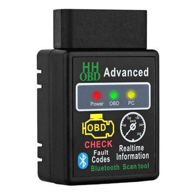 Interfata OBD II diagnoza auto compatibil doar cu android, conexiune bluetooth ELM327 V2.1 cu CD foto