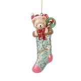 Cumpara ieftin Decoratiune Craciun polirasina multicolora 7x5x15 cm