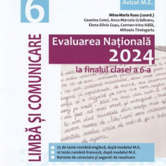 Evaluarea Nationala 2024. Limba si comunicare - Clasa 6