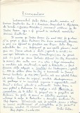 A3254N Document scris și semnat olograf de Victor Felea referitor la Teodor Boșca, 1977