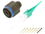 Conector militar 9mm Series III oliv