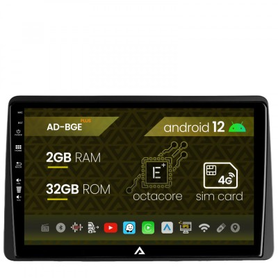 Navigatie Dacia Duster (2018-2021), Android 12, E-Octacore 2GB RAM + 32GB ROM, 10.1 Inch - AD-BGE10002+AD-BGRKIT374 foto