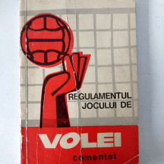 M. Albut - Regulamentul jocului de volei comentat, 1972