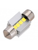 Led Auto Sofit 31mm Canbus 4 SMD Epistar 3030 fara polaritate - BTLE5014, Xenon Bright