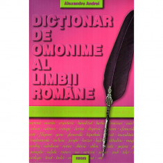 Dictionar de omonime - Al. Andrei foto