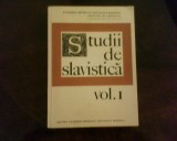 Studii de slavistica, vol. I, princeps, Alta editura