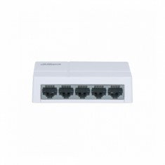 DAHUA 5 PORT UNMANAGED SWITCH PFS3005-5ET-L-V2, Interffata: 5 x 100Mbps,