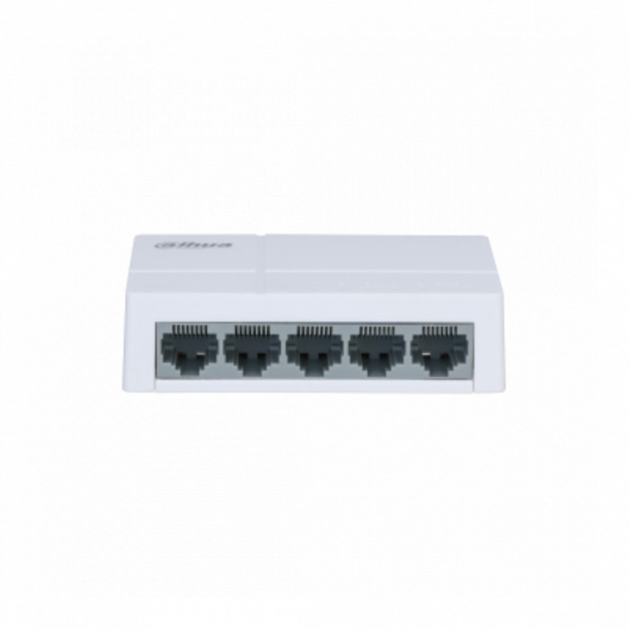 DAHUA 5 PORT UNMANAGED SWITCH PFS3005-5ET-L-V2, Interffata: 5 x 100Mbps,
