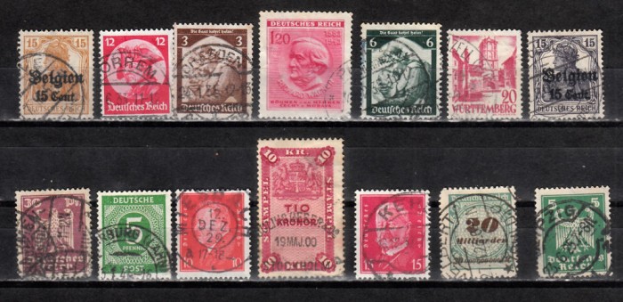 A7 T4 125 - Timbre foarte vechi - Germania