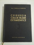 CHIRURGIA CAILOR BILIARE EXTRAHEPATICE - I. TURAI * D. GEROTA