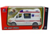 Macheta ambulanta Mercedes Sprinter metal cu figurina