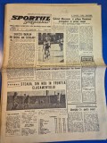 ziarul sportul popular 15 septembrie 1966 - turul ciclist al romaniei, fotbal steaua bucuresti lider