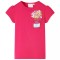 Tricou de copii, roz aprins, 104 11025