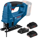 Bosch GST 183-LI + ProCORE + GAL 18V-40 - Fierastrau pendular + Set 2 acumulatori si incarcator Li-Ion 18 V 4 Ah