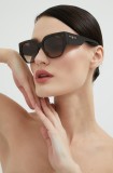 VOGUE ochelari de soare femei, culoarea maro
