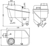 MAHLE CRT 202 000S Vas de expansiune, racire
