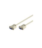 Cablu serial RS232 DB9 mama la DB9 mama 2m Goobay