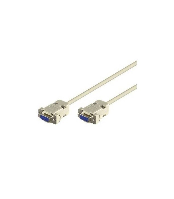 Cablu serial RS232 DB9 mama la DB9 mama 2m Goobay