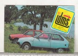 Bnk cld Calendar de buzunar 1986 - IDMS - Oltcit si Dacia