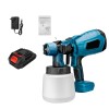Pistol de vopsit electric, portabil, cu acumulator, 3 moduri de pulverizare, 1000 ml, multicolor, Oem