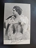 Fotografie femeie, tip carte postala, 1903