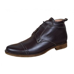 OFERTA marimea 38, 41, 42- Ghete barbati din piele naturala casual Maro LBOND1MBOX