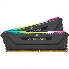 Memorie Corsair Vengeance XMP 2.0 PRO SL Black Heatspreader, 64GB (2x32GB), DDR4, 3200MHz, CL 16, RGB