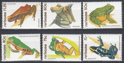 Surinam 1981 - Fauna Acvatica - BROASTE - MNH foto