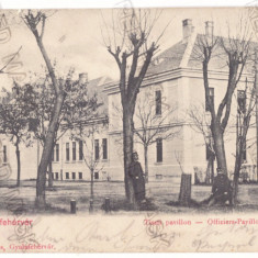 3168 - ALBA-IULIA, Pavilionul Ofiterilor, Litho - old postcard - used - 1898