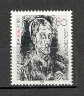 Germania.1986 100 ani nastere O.Kokoschka-Pictura MG.605