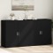 vidaXL Dulapuri, negru, 2 buc., 79x38x80 cm, lemn prelucrat 3276603