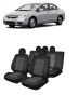 Set huse scaune auto HONDA CIVIC 2007-2012 (, , , , , , , BANCHETA FRACTIONATA)